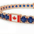 Sapphire Tennis Bracelet with Canada Flag no. 14 image 4