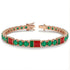 Emerald Tennis Bracelet with Portugal Flag no. 5