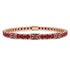 Ruby Tennis Bracelet with United Kingdom Flag no. 11 image 1