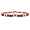 Ruby Tennis Bracelet with Japan Flag no. 11