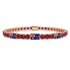 Ruby Tennis Bracelet with Australia Flag no. 11 image 1