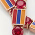 Ruby Tennis Bracelet with Armenia Flag no. 11 image 3