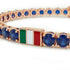 Sapphire Tennis Bracelet with Mexico Flag no. 14 image 4