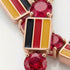 Ruby Tennis Bracelet with Germany Flag no. 11 image 3
