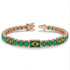 Emerald Tennis Bracelet with Brazil Flag no. 5 image 2