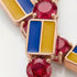 Ruby Tennis Bracelet with Ukraine Flag no. 11