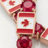 Ruby Tennis Bracelet with Canada Flag no. 11 image 3