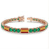 Emerald Tennis Bracelet with Spain Flag no. 5 image 2