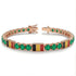 Emerald Tennis Bracelet with Belgium Flag no. 5
