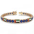 Sapphire Tennis Bracelet with United Arab Emirates Flag no. 13