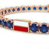 Sapphire Tennis Bracelet with Poland Flag no. 14