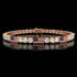 Diamond Tennis Bracelet with United States Flag no. 2