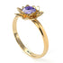 Lotus Flower Solitaire Tanzanite Ring - Lotus no. 201