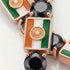 Black Diamond Tennis Bracelet with India Flag no. 8