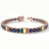 Sapphire Tennis Bracelet with Ireland Flag no. 14 image 2
