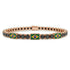 Black Diamond Tennis Bracelet with Brazil Flag no. 8