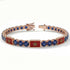 Sapphire Tennis Bracelet with Morocco Flag no. 14