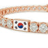 Diamond Tennis Bracelet with South Korea Flag no. 2 image 4