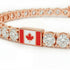 Diamond Tennis Bracelet with Canada Flag no. 2 image 4