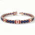 Sapphire Tennis Bracelet with Canada Flag no. 14 image 2