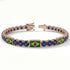 Sapphire Tennis Bracelet with Brazil Flag no. 14 image 2
