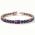 Sapphire Tennis Bracelet with Australia Flag no. 14