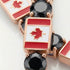 Black Diamond Tennis Bracelet with Canada Flag no. 8