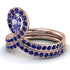 Tanzanite Pear Shape Stacking Bridal Set - Emilia No. 214 image 2