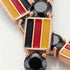 Black Diamond Tennis Bracelet with Germany Flag no. 8 image 3