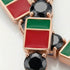 Black Diamond Tennis Bracelet with Portugal Flag no. 8