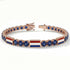 Sapphire Tennis Bracelet with Netherlands Flag no. 14 image 2
