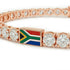 Diamond Tennis Bracelet with South Africa Flag no. 2 image 4