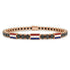 Black Diamond Tennis Bracelet with Netherlands Flag no. 8 image 1
