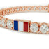 Diamond Tennis Bracelet with France Flag no. 2 image 4
