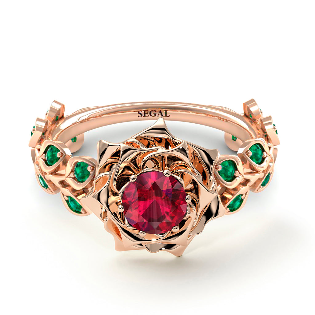 Rose Flower And Leaves- Diana no. 11