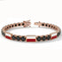 Black Diamond Tennis Bracelet with Poland Flag no. 8 image 2