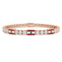 Diamond Tennis Bracelet with Lebanon Flag no. 2