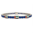 Sapphire Tennis Bracelet with United Arab Emirates Flag no. 15 image 1