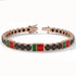 Black Diamond Tennis Bracelet with Portugal Flag no. 8 image 2
