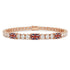 Diamond Tennis Bracelet with United Kingdom Flag no. 2