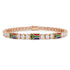Diamond Tennis Bracelet with South Africa Flag no. 2
