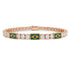Diamond Tennis Bracelet with Brazil Flag no. 2