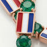 Emerald Tennis Bracelet with Netherlands Flag no. 5