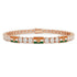 Diamond Tennis Bracelet with India Flag no. 2