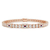 Diamond Tennis Bracelet with South Korea Flag no. 2