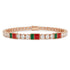 Diamond Tennis Bracelet with Portugal Flag no. 2
