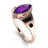 Marquise Bezel Amethyst Ring - Juliana No. 308