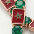 Emerald Tennis Bracelet with Morocco Flag no. 5 image 3