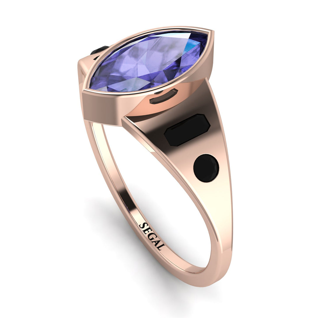 Marquise Bezel Tanzanite Ring - Juliana No. 208