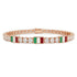 Diamond Tennis Bracelet with Italy Flag no. 2